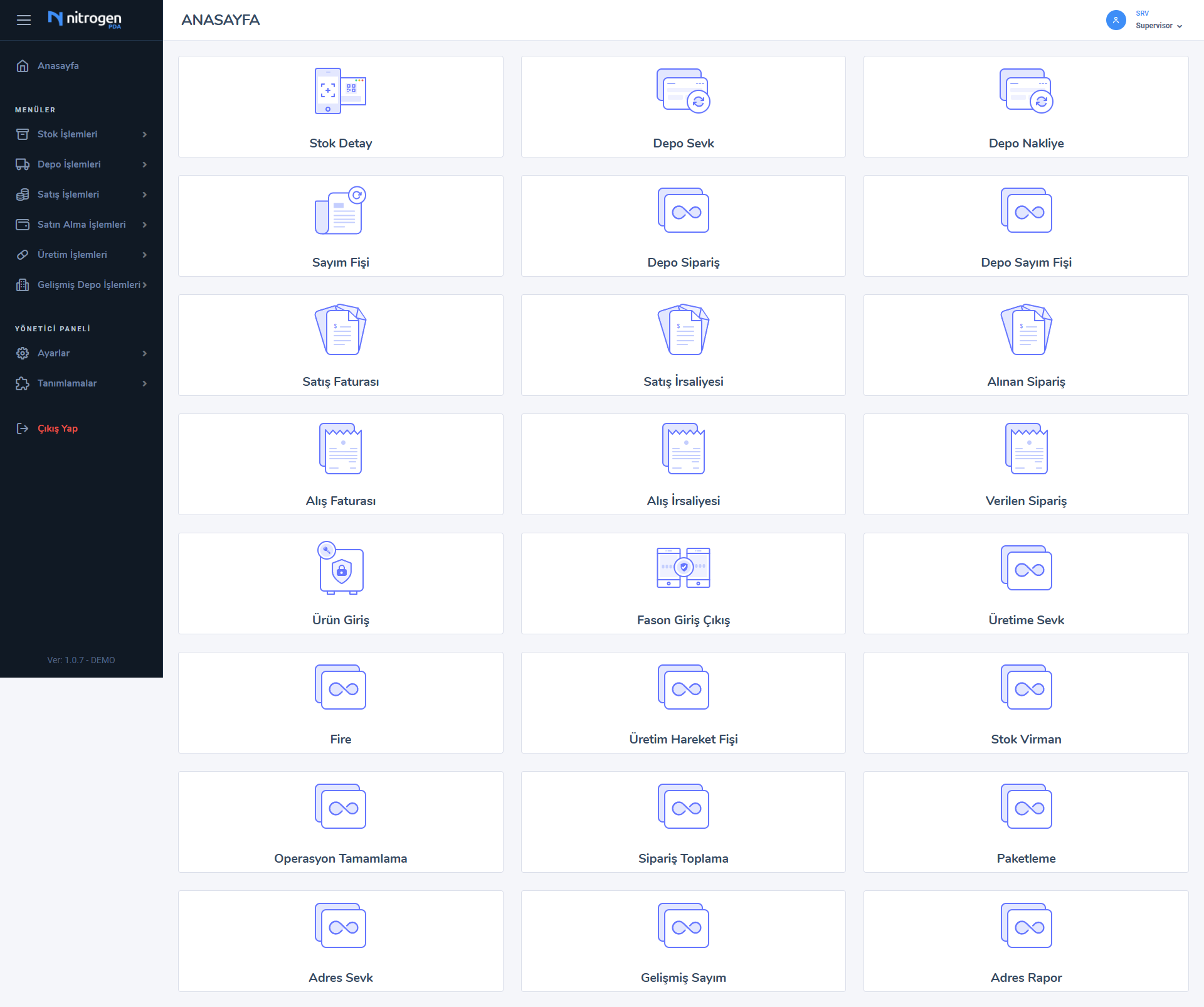 Nitrogen PDA Depo Yönetimi